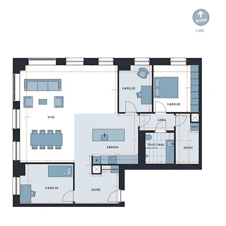 Apartment Den Smukkeste Udsigt Over